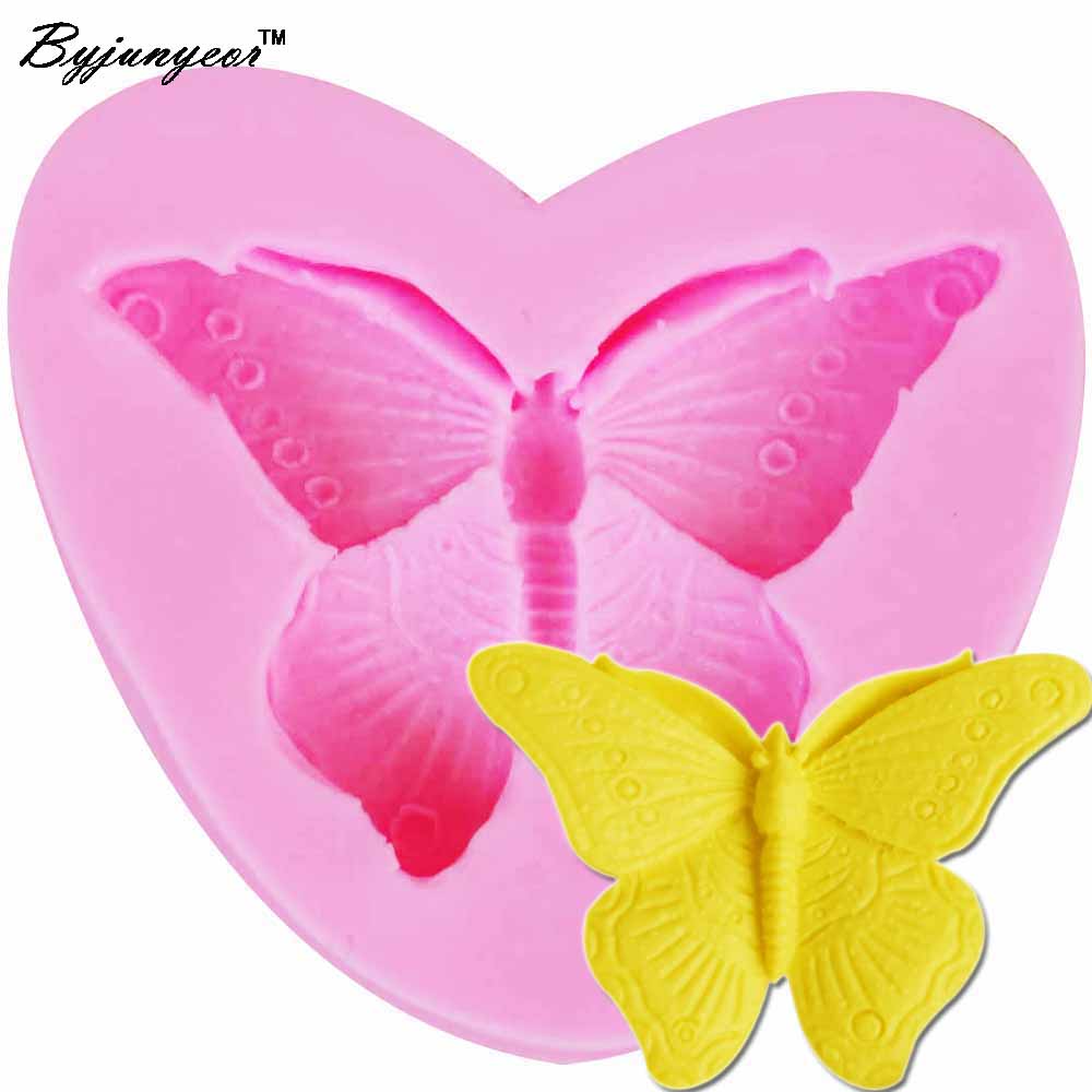 Butterfly Rubber Sheet - 3D ผีเสื้ออีพ็อกซี่เรซิน UV ซิลิโคนแม่พิมพ์น้ำแข็งลูกอมช็อกโกแลต Clay DIY