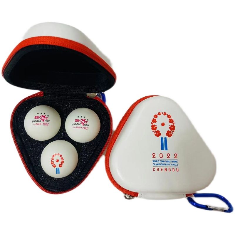 Table Tennis Championships - Chengdu เวิลด์แชมเปี้ยนชิพปลาคู่3ดาว V40 + ลูกปิงปองอย่างเป็นทางการลูกบอลลายกีฬาปิงปอง3ดาว2022รุ่นลิมิเต็ดเอดิชัน
