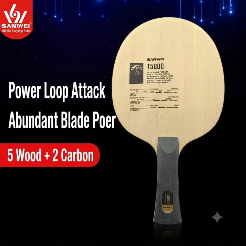 ไม้ปิงปอง SANWEI T5000 1 ชิ้น  - Xiom Blade Table Tennis บทวิจารณ์และราคา