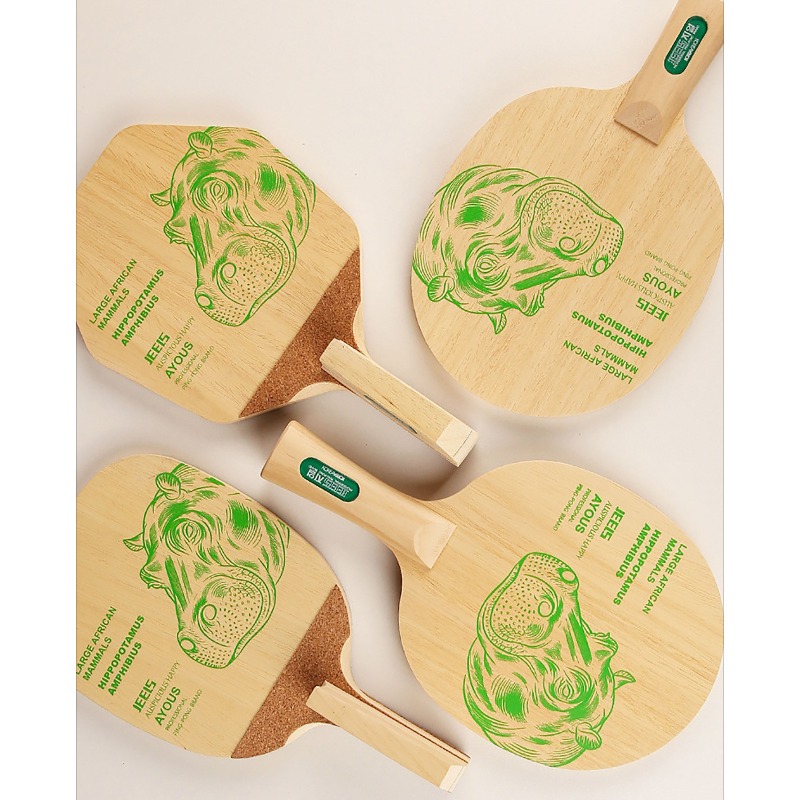 ไม้ปิงปอง JEELS Green Hippo 1  - Table Tennis Blade บทวิจารณ์และราคา