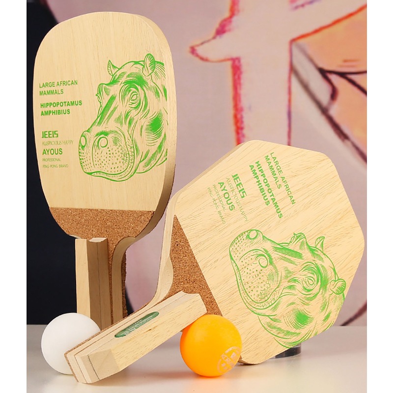 ไม้ปิงปอง JEELS Green Hippo 1  - Table Tennis Blade บทวิจารณ์และราคา