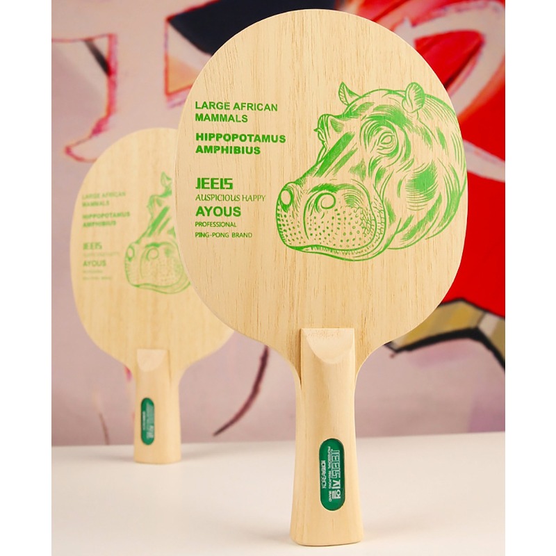 ไม้ปิงปอง JEELS Green Hippo 1  - Table Tennis Blade บทวิจารณ์และราคา