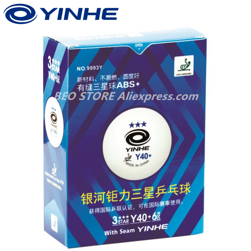 60ลูก YINHE 3-Star Y40 + H40 + - Table Tennis Video Game บทวิจารณ์และราคา