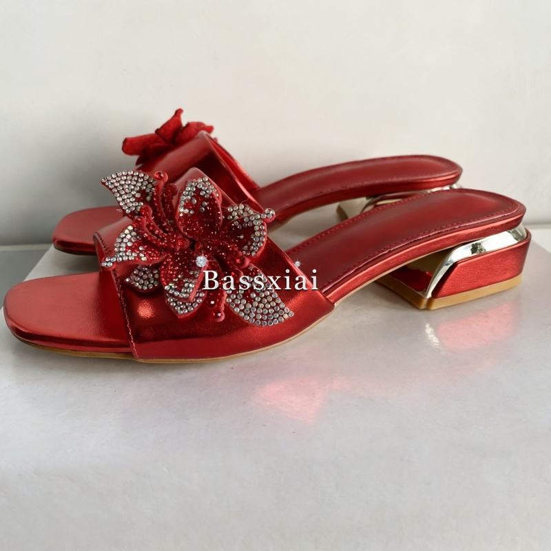 รองเท้าแตะรัดส้นประดับคริสตัลร - Butterfly Rubber Sheet บทวิจารณ์และราคา