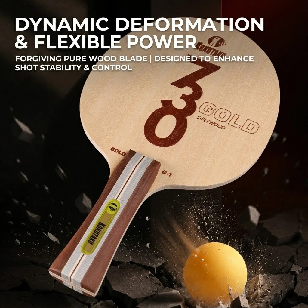 ไม้ปิงปอง Kokutaku รุ่น FL 730 - Table Tennis Blade บทวิจารณ์และราคา