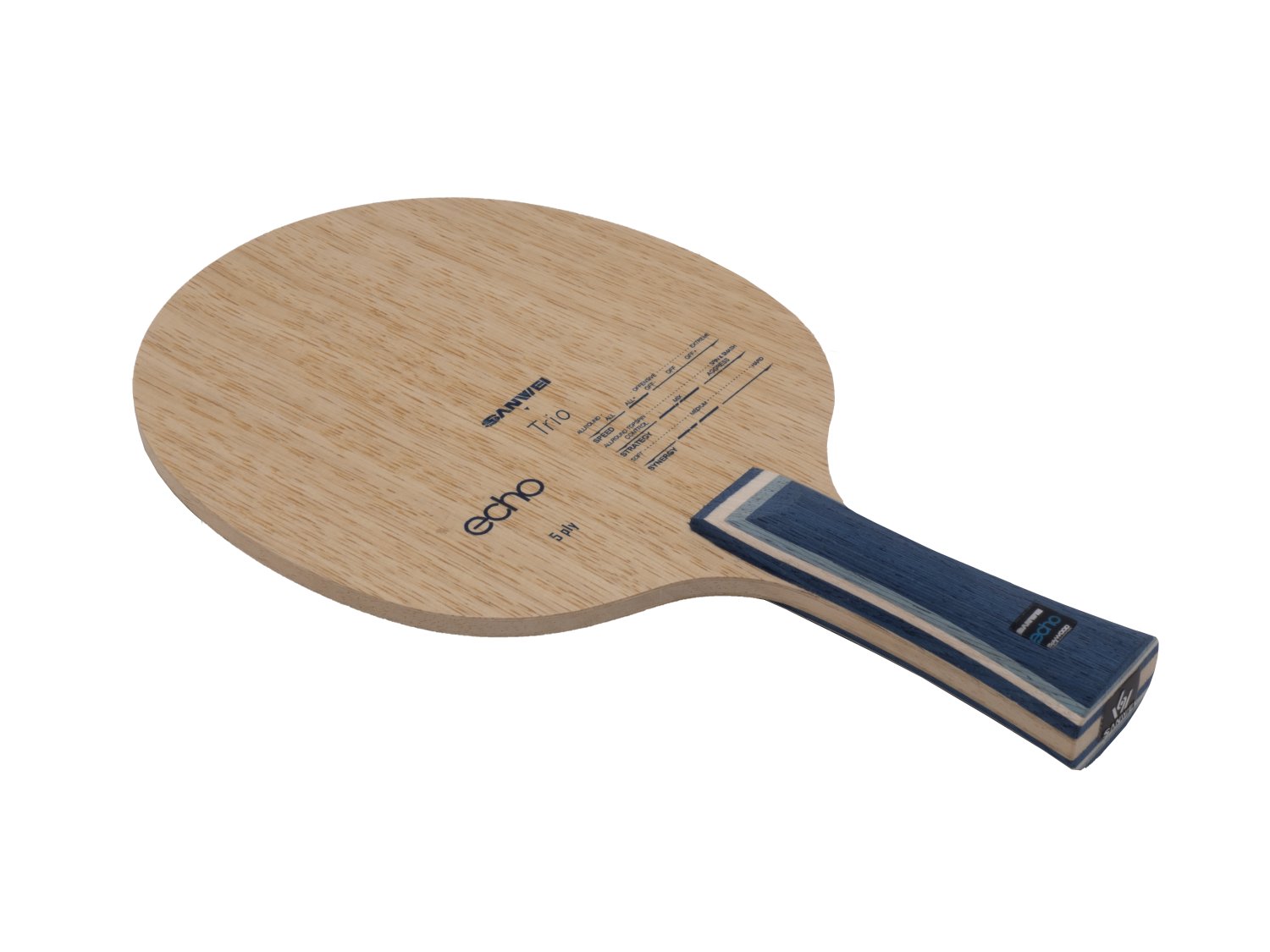 SANWEI Echo ใบปิงปอง 5 ชั้น ไม - Xiom Blade Table Tennis บทวิจารณ์และราคา