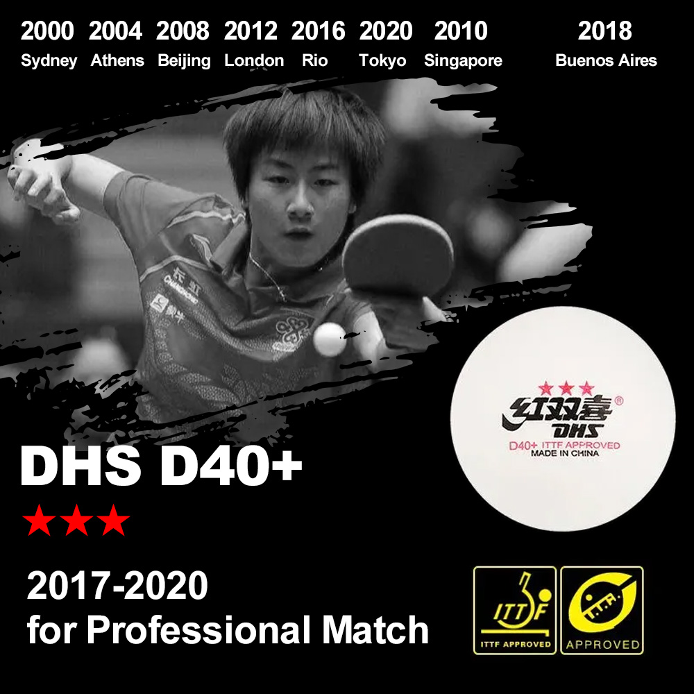 DHS D40 + DJ40 + ลูกปิงปอง 3 ด - Table Tennis Video Game บทวิจารณ์และราคา